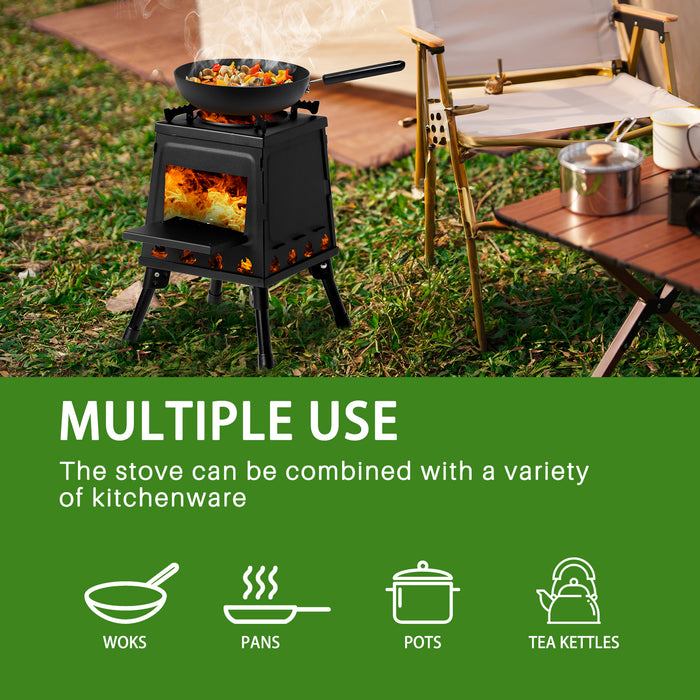 Wood camping stove